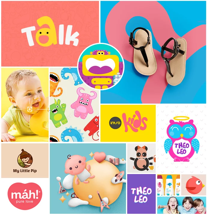 A moodboard for the Pixoo app
