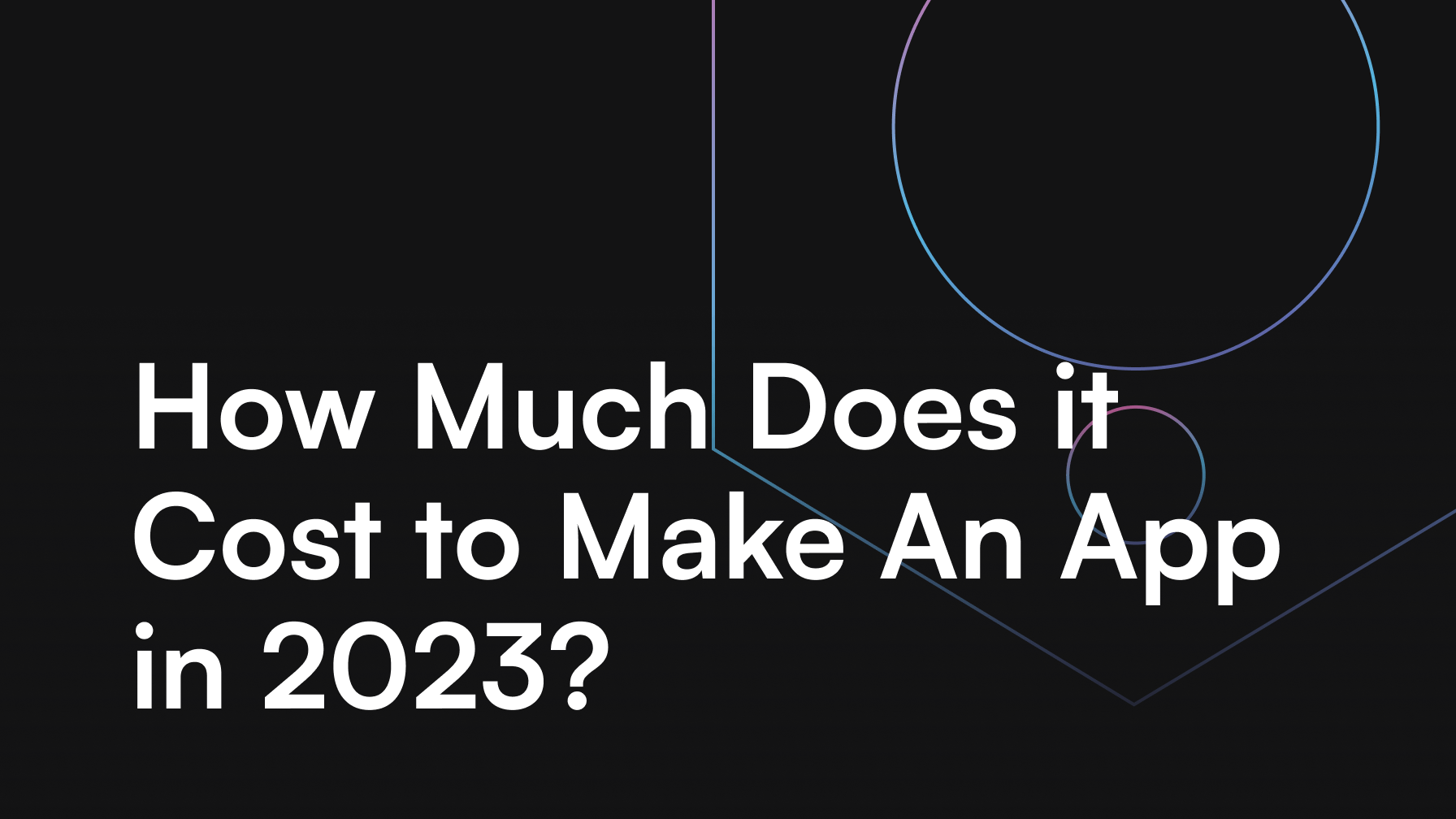 How Much Does it Cost to Make An App in 2022