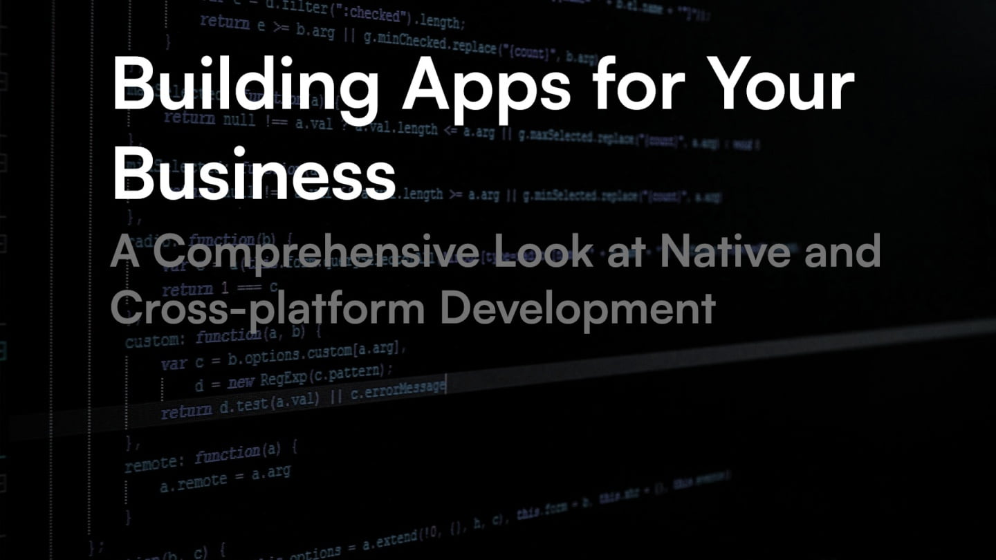 Building Apps for Your Business cover